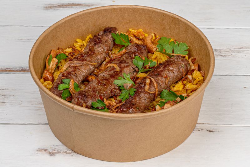 Steak power bowl at Cafe Rio